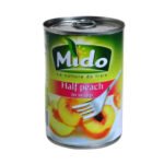 MOITIES DE PECHES AU SIROP LEGER MIDO 410GR