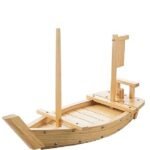 BATEAU A SUSHI NATUREL 60CM