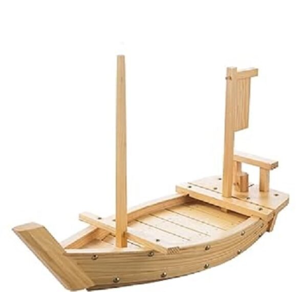 BATEAU A SUSHI NATUREL 60CM