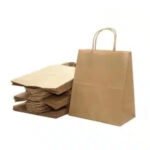 SAC EN KRAFT AVEC POIGNEE TORSADEE