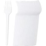 FOURCHETTE BLANCHE JETABLE*100