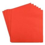 SERVIETTES ROUGE JETABLE*100