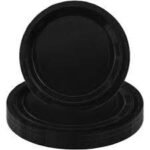 ASSIETTES NOIRS JETABLES