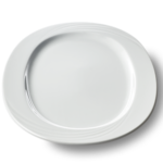 ASSIETTE OVAL PORCELAINE