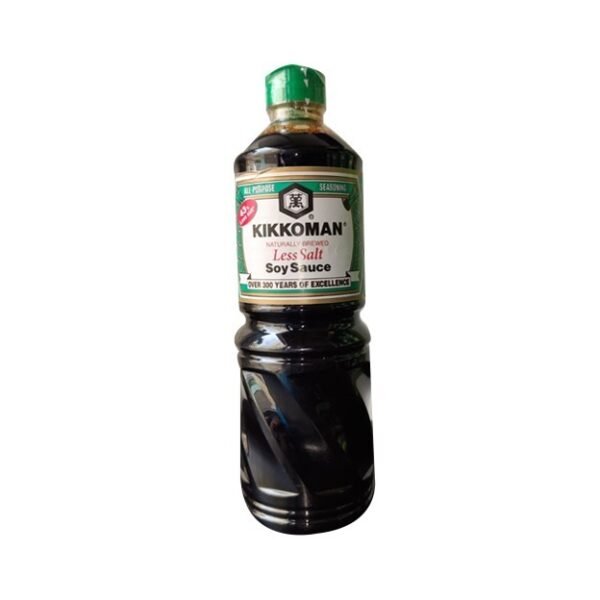 KIKKOMAN LESS SALT SOYE SAUCE 1L