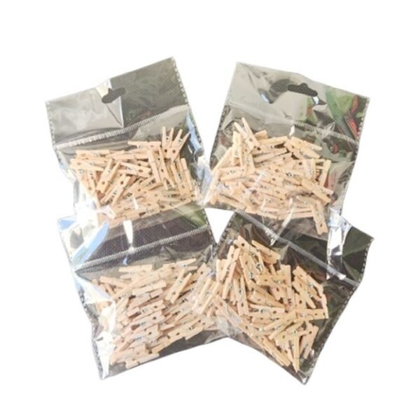 PETITES PINCES EN BOIS NATUREL