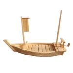 BATEAU A SUSHI NATUREL 90CM