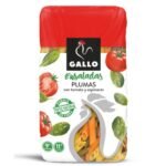 PLUMES DE MACARONI VEGETALES AVEC TOMATES ET EPINARDS GALLO 450GR