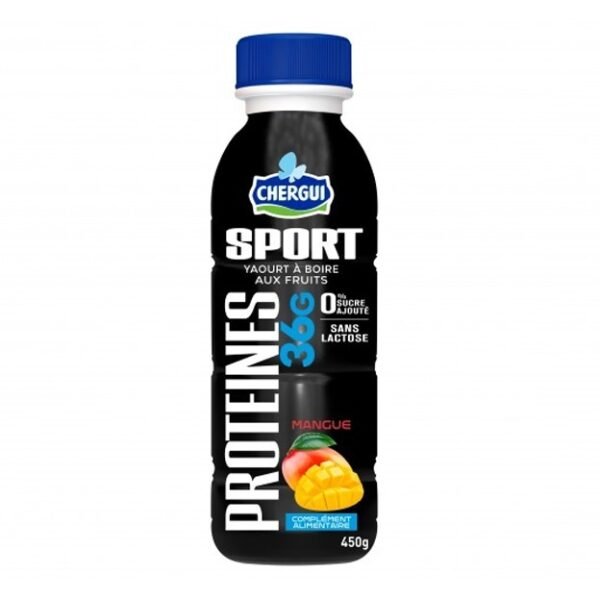 YAOURT A BOIRE PROTEINE MANGUE CHERGUI 450ML