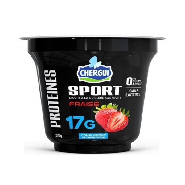 CHERGUI SPORT PROTEINE FRAISE 200GR