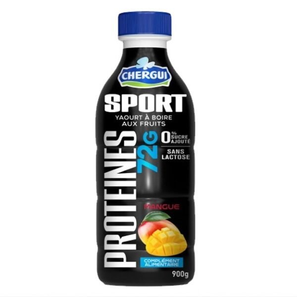 YAOURT A BOIRE PROTEINE MANGUE CHERGUI 900ML